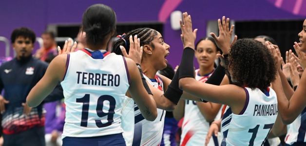 Dominio del equipo femenino dominicano sobre Chile en Asunción