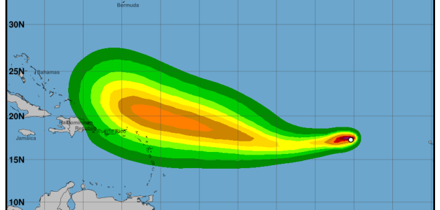 Alerta de posible huracán Erin el jueves, con amenaza de aproximarse a Puerto Rico