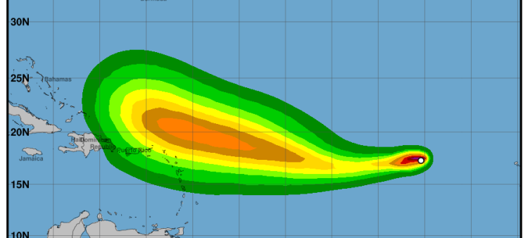 Erin podría convertirse en huracán el jueves y amenazar a Puerto Rico
