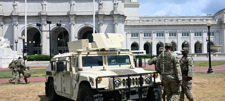 Despliegue de la Guardia Nacional en Washington, confirmado por el Pentágono