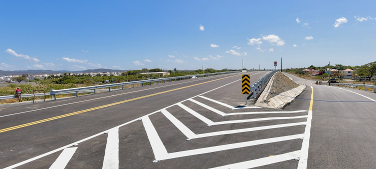 Inauguración de la Circunvalación de Baní con 17 puentes por Abinader