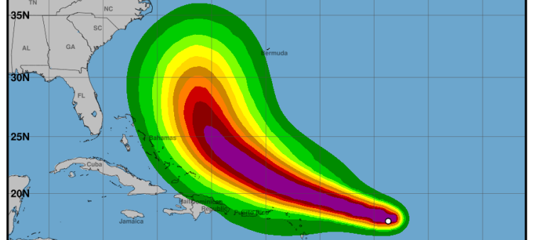 Indomet monitorea tormenta Erin y prevé lluvias por onda tropical y vaguada