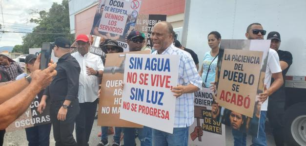 Protestas en Ocoa por Apagones y Escasez de Agua