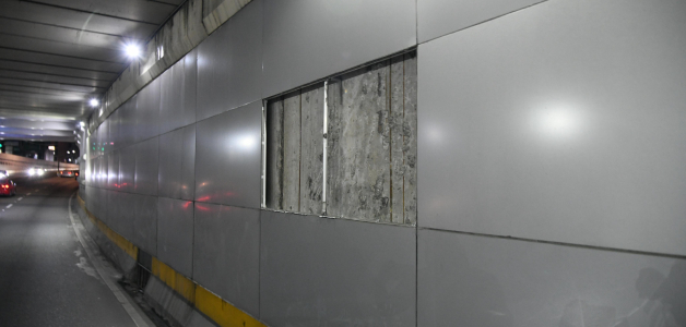 Osiris de León investiga robo en el plafón del túnel de la 27 sin riesgos estructurales