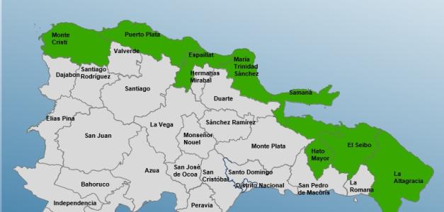Alerta verde en 8 provincias por huracán Erin: COE insta precaución.