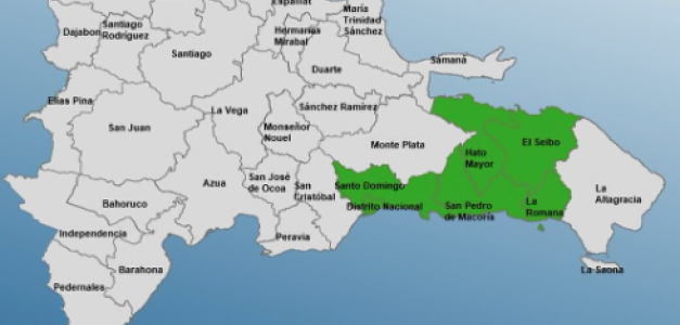 Alerta de COE: Seis provincias en riesgo por onda tropical