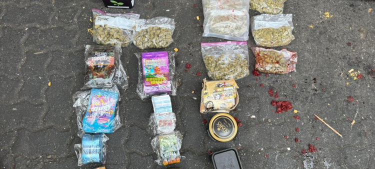 Incautación de cinco paquetes de marihuana y detención de un hombre en San Francisco de Macorís