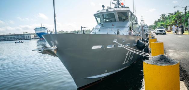 Nuevo guardacostas “Arcturus” GC-114 se suma a las FFAA para reforzar la seguridad marítima