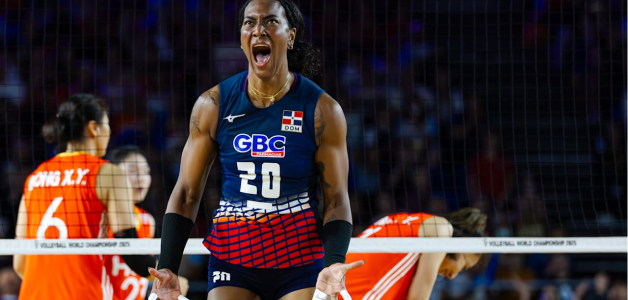 República Dominicana desafía a Brasil luego de su derrota ante China en el Mundial de Voleibol.