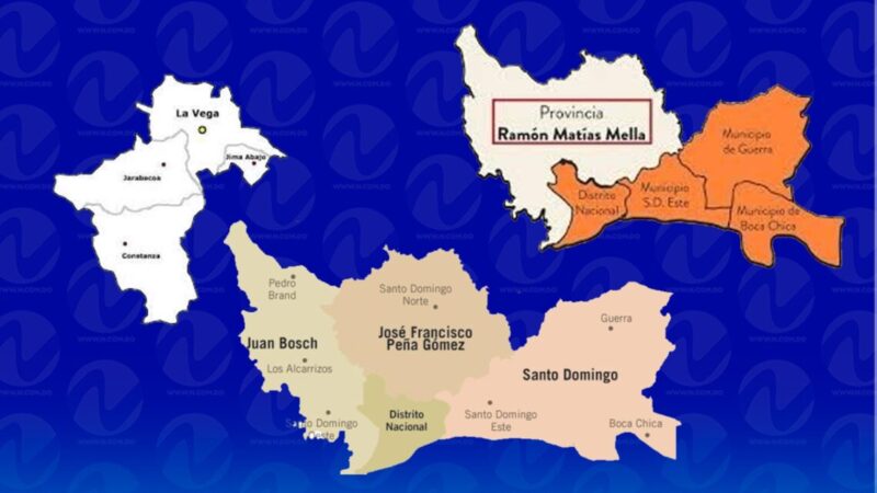 Provincias ficticias de la República Dominicana: Los intentos frustrados de crear territorios de Santo Domingo, La Vega y Santiago de los Caballeros.