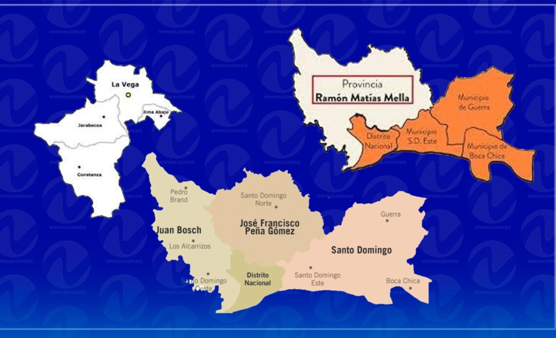 Provincias ficticias de la República Dominicana: Los intentos frustrados de crear territorios de Santo Domingo, La Vega y Santiago de los Caballeros.