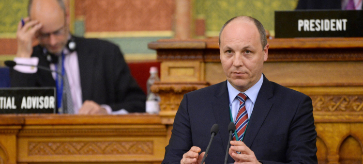 Asesinan a Andrii Parubii, expresidente del Parlamento proeuropeo ucraniano