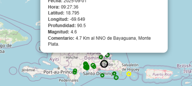 Temblor de tierra de magnitud 4.6: Último sismo reportado