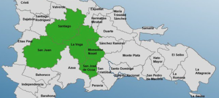 Alerta Verde del COE por Vaguada en Cinco Provincias