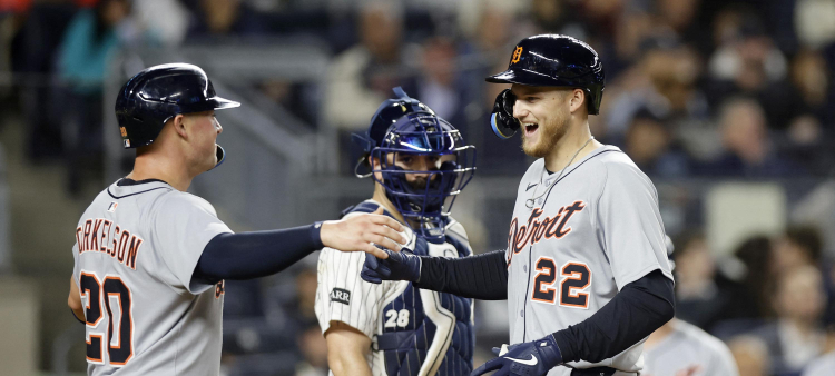 Detroit dominó a los Yankees con una victoria contundente; Judge suma su jonrón número 44.