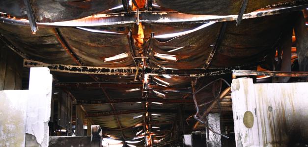 La reconstrucción de la Nave del Merca aún no se ha completado