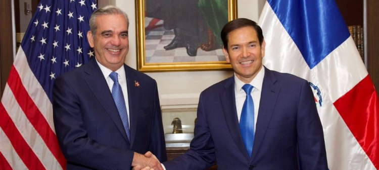 Reunión entre Abinader y Marco Rubio para abordar la crisis en Haití