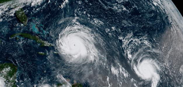 ¿Dónde se encuentran los huracanes esta temporada en el Atlántico?