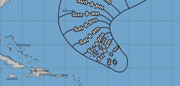 La tormenta Gabrielle avanza hacia el noroeste sin amenazar a Estados Unidos