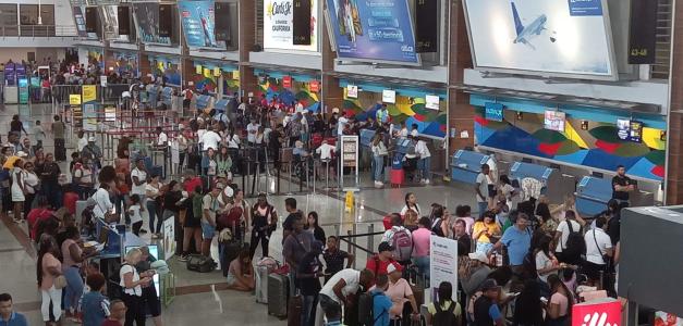 Fallo interno provoca apagón en el Aeropuerto de Las Américas y afecta procesamiento de pasajeros