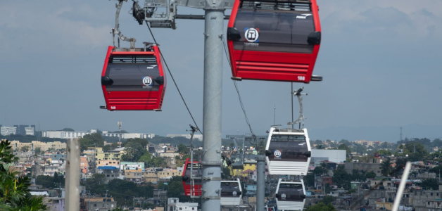 Suspensión de servicios en la Línea 1 del Teleférico de Santo Domingo por condiciones climáticas
