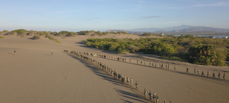 Refuerzo de vigilancia en Dunas de Baní: La Armada duplica presencia con marinos para prácticas y supervisión