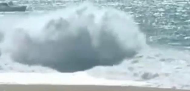 Impacto de las fuertes marejadas en Puerto Plata
