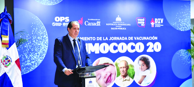 Introducción de nueva vacuna contra enfermedades neumocócicas en República Dominicana