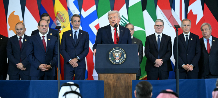Firma de Trump y líderes de Egipto, Catar y Turquía para poner fin a la guerra en Gaza