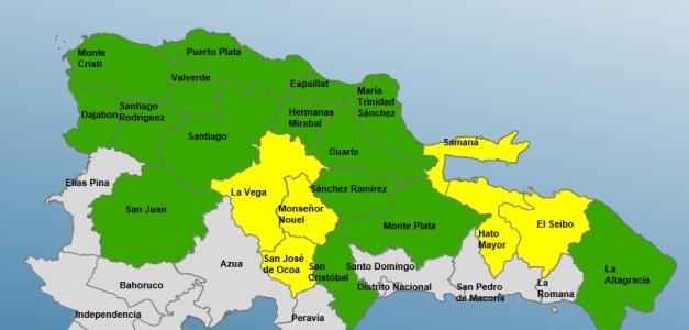 Alerta: 21 provincias elevadas por el COE
