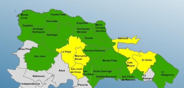 Alerta: 23 provincias elevadas por el COE