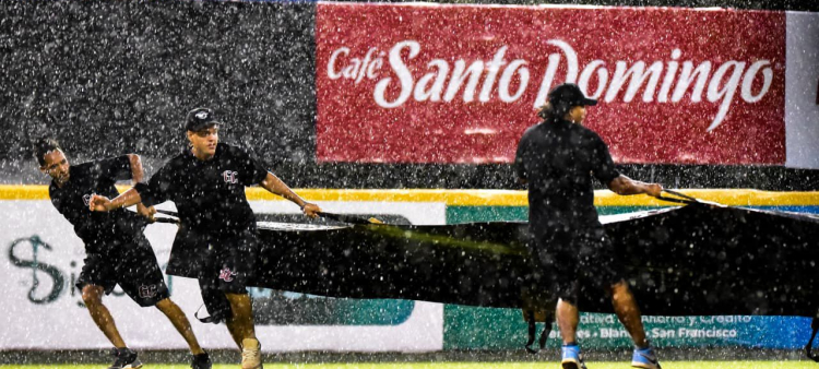Suspensión de la jornada de LIDOM por tormenta Melissa