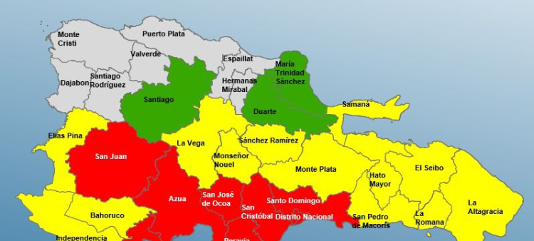Alerta en 25 provincias debido al paso de la tormenta Melissa