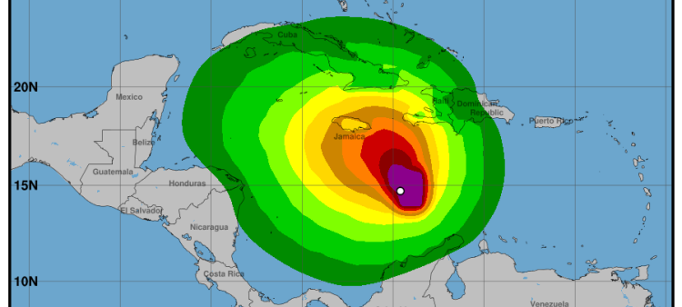 Riesgos de inundaciones en el avance lento de Melissa