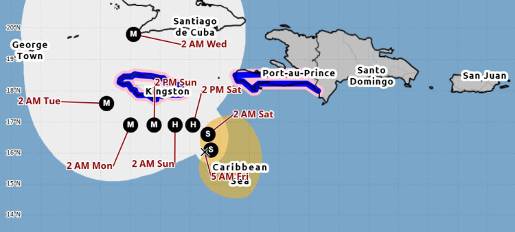Impacto de la tormenta Melissa en Haití: tres muertos y diez heridos