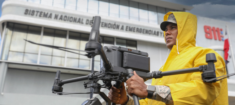 Unidad de Drones del Gobierno para Asistencia y Evacuación en Caso de Lluvias