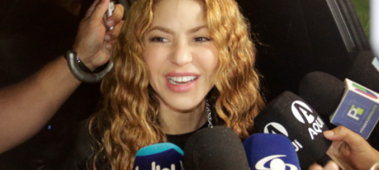 Declaraciones iniciales de Shakira al llegar a Colombia