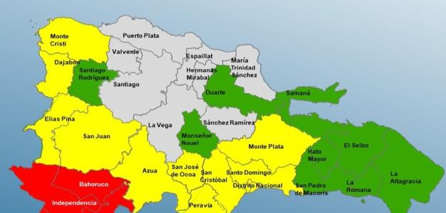 Alerta meteorológica: 4 provincias en alerta roja por huracán Melissa