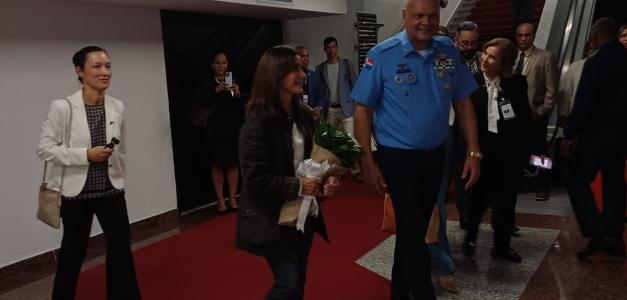 Llegada de Leah Campos a la República Dominicana como embajadora de Estados Unidos