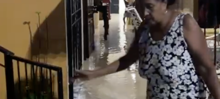 Inundación del río Lemba en Las Salinas de Barahona