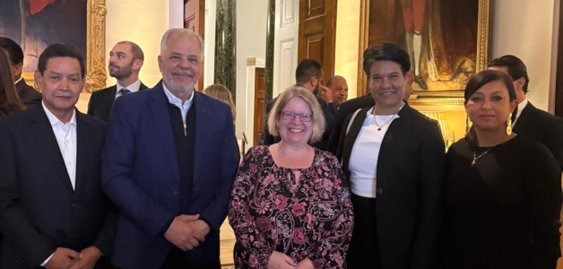 Promoción de proyectos de energía renovable por Egehid durante la Semana Dominicana en el Reino Unido.