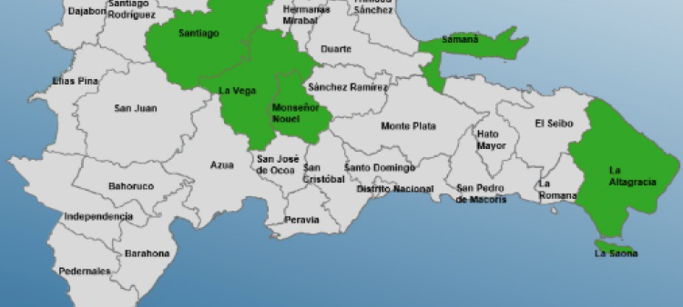 Alerta verde en seis provincias por tornado en Mao