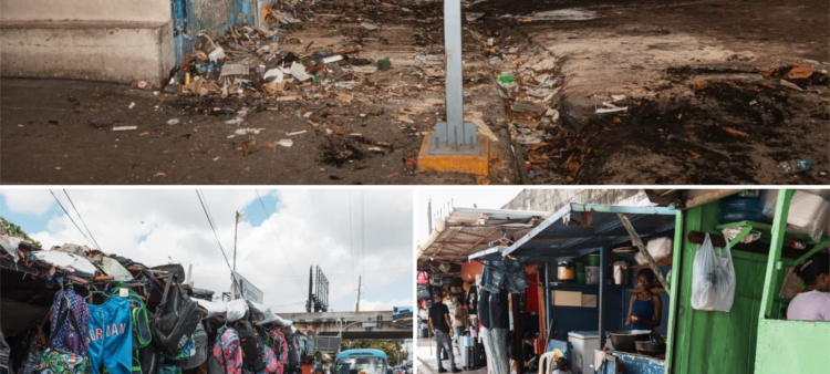 Recuperación de Aceras en la Intersección de Máximo Gómez con Ovando por la Alcaldía del Distrito Nacional