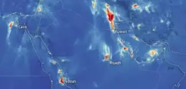 Primeras imágenes de gases atmosféricos captadas por el satélite Sentinel-5