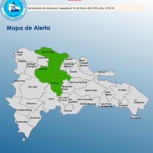 Alerta verde por vaguada: Santiago, La Vega y Puerto Plata