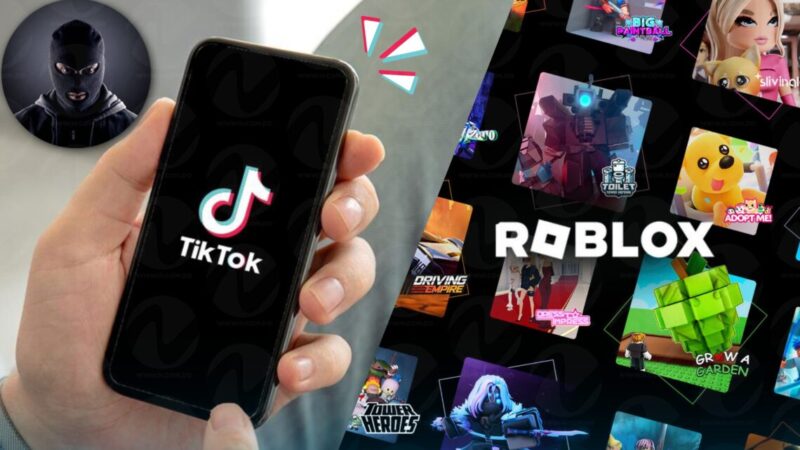 Interacción no supervisada entre adultos y menores en TikTok Live y Roblox