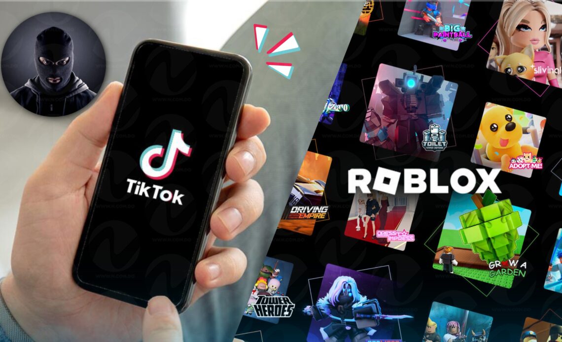 Interacción no supervisada entre adultos y menores en TikTok Live y Roblox