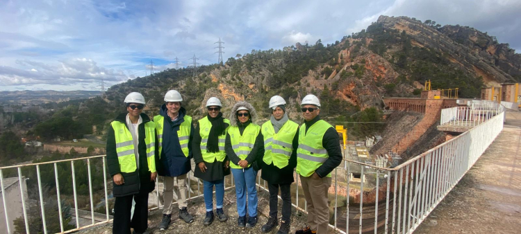 Visita de la Delegación de Egehid a una Obra de Hidrobombeo en Construcción en Gran Canaria, España