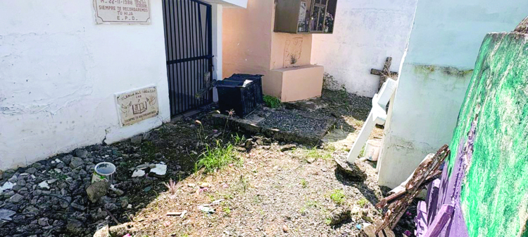 Abandono persistente en el Cementerio de Rincón, La Vega