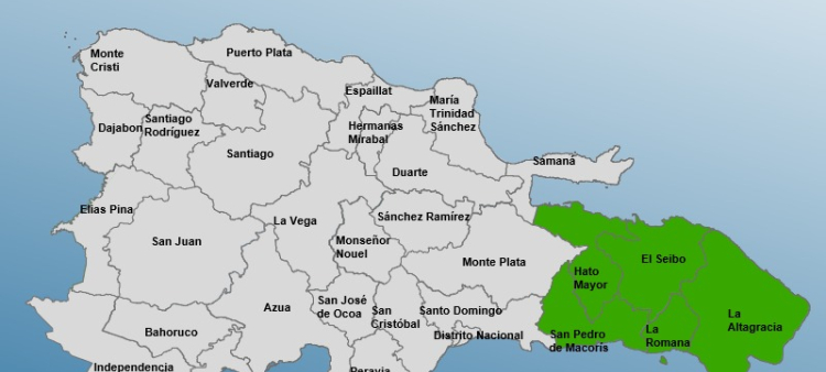 Cinco provincias en alerta verde debido a vaguada